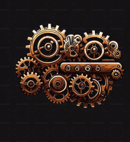 Steampunk Zahnräder
